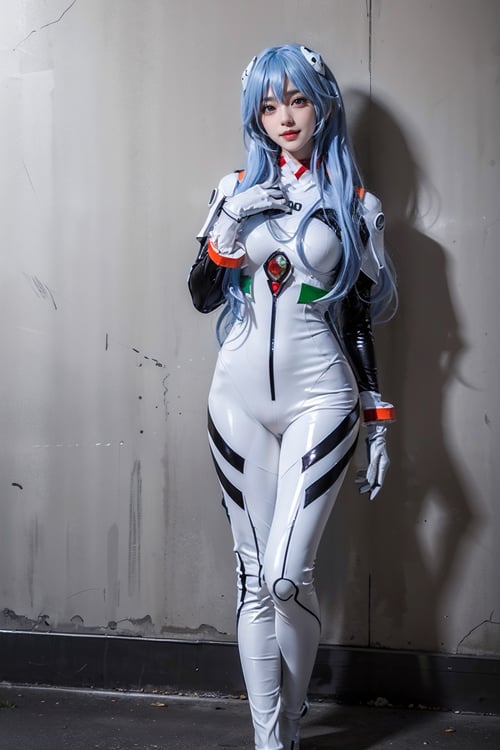<Evangelion> 长发 绫波丽 战斗服 cos服 by cyberAngel_ on Tensor.Art