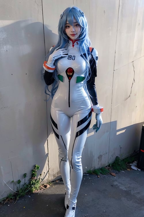 <Evangelion> 长发 绫波丽 战斗服 cos服 by cyberAngel_ on Tensor.Art