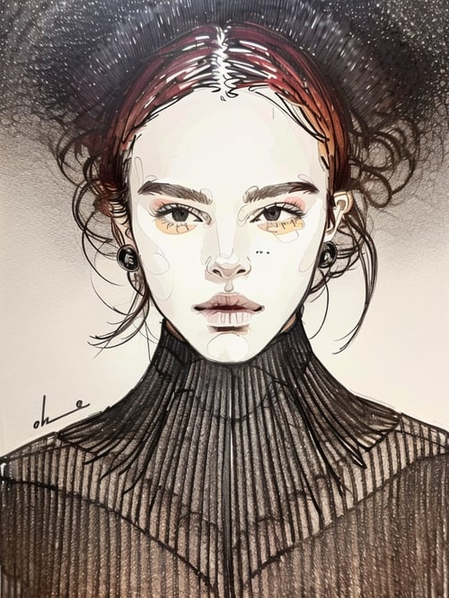 JZCG033-人物速写 by 建筑崔工 on Tensor.Art