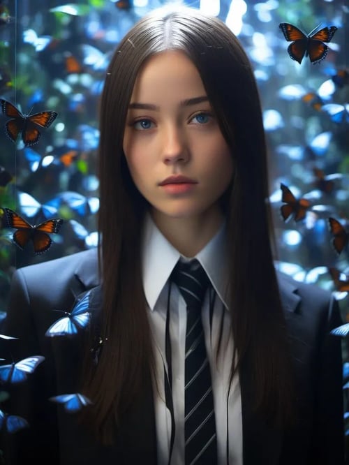 Blue_butterfly_SDXL 蓝色幻蝶 by 会飞的香蕉 on Tensor.Art