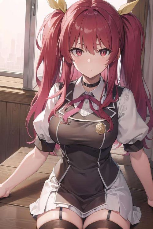 Stella Vermillion (ステラ・ヴァーミリオン) - Chivalry of a Failed Knight (落第騎士の英雄譚《キャバルリィ》) by Sol Eternelle on Tensor.Art