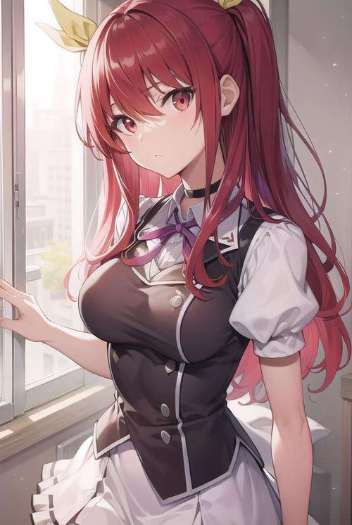 Stella Vermillion (ステラ・ヴァーミリオン) - Chivalry of a Failed Knight (落第騎士の英雄譚《キャバルリィ》) by Sol Eternelle on Tensor.Art