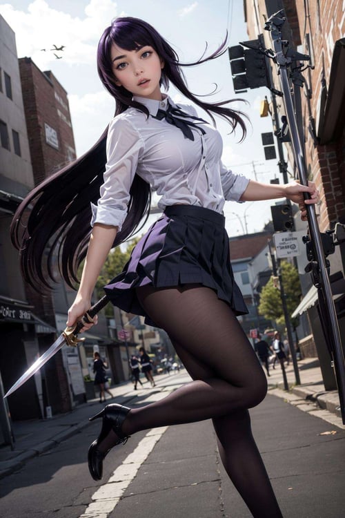 Holding sword | Pose by The best ai creator on Tensor.Art