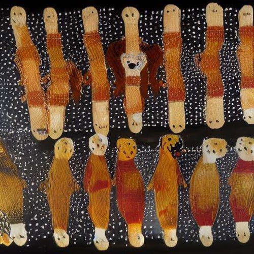 Aboriginal, Multi-Colored Style Art (5) by NextMeal on Tensor.Art