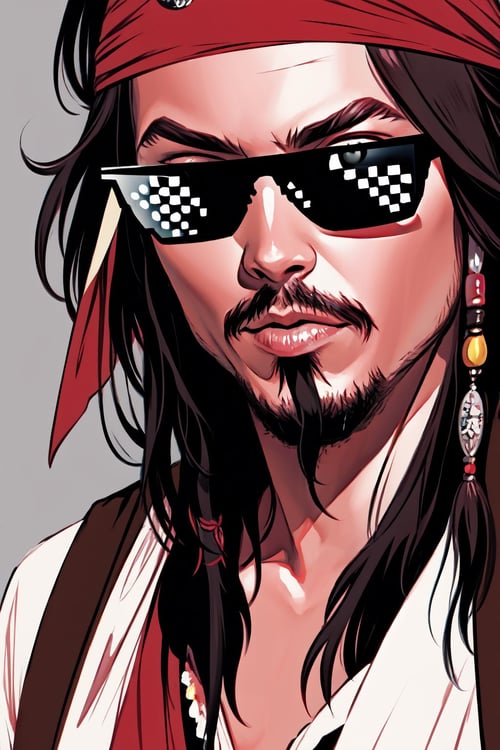 Deal with it Meme Sunglasses | Clothing/Concept LoRA by FallenIncursio on Tensor.Art
