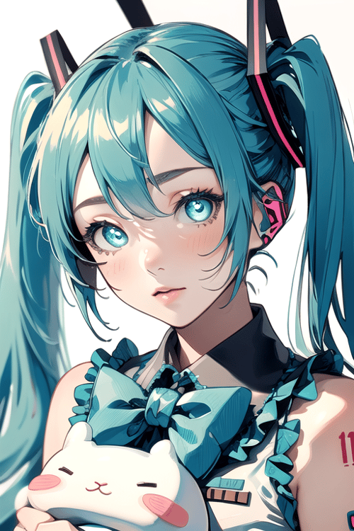 Hatsune Miku (with shiny eyes) by Herrscher_AGGA on Tensor.Art