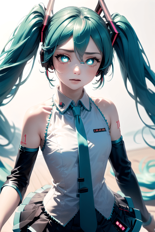 Hatsune Miku (with shiny eyes) by Herrscher_AGGA on Tensor.Art