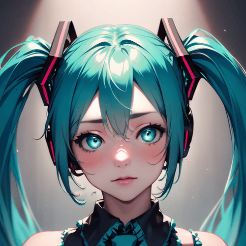 Hatsune Miku (with shiny eyes) by Herrscher_AGGA on Tensor.Art