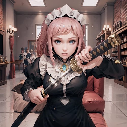 Chihiro Unsheathing A Katana Meme | Pose LoRA by FallenIncursio on Tensor.Art
