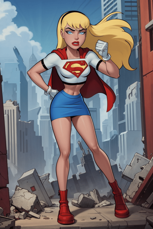 Supergirl - DC Animated Universe - Character LORA by Konan on Tensor.Art
