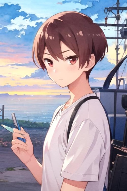 Chiaki Uchimura / Tsurezure Children by andinmaro146 on Tensor.Art