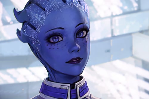 Liara T Soni from Mass Effect by Lara Croft on Tensor.Art