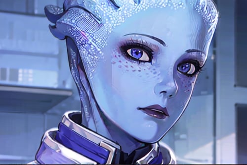 Liara T Soni from Mass Effect by Lara Croft on Tensor.Art