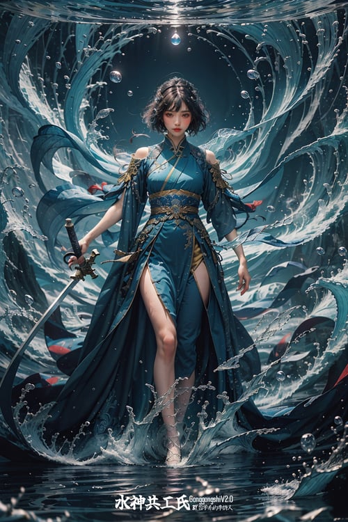 特效模仿 | 水神共工氏Gonggongshi by 哲学系的李诗人 on Tensor.Art