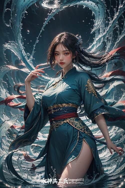 特效模仿 | 水神共工氏Gonggongshi by 哲学系的李诗人 on Tensor.Art