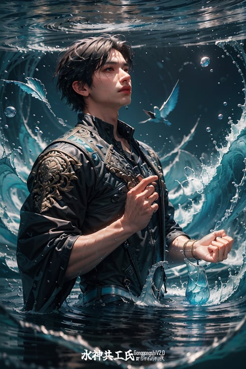 特效模仿 | 水神共工氏Gonggongshi by 哲学系的李诗人 on Tensor.Art