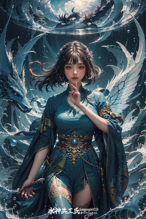 特效模仿 | 水神共工氏Gonggongshi by 哲学系的李诗人 on Tensor.Art