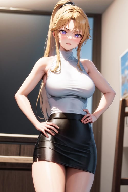 Kaori Saeki | 黑暗圣经 佐伯香织 | 佐伯 香織 (Bible Black) by Akiseki on Tensor.Art
