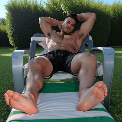 Male Feet Pose by SPH_2222 on Tensor.Art