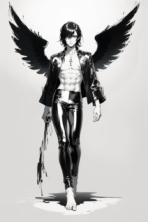 Ink Monochrome by OrangePunk on Tensor.Art