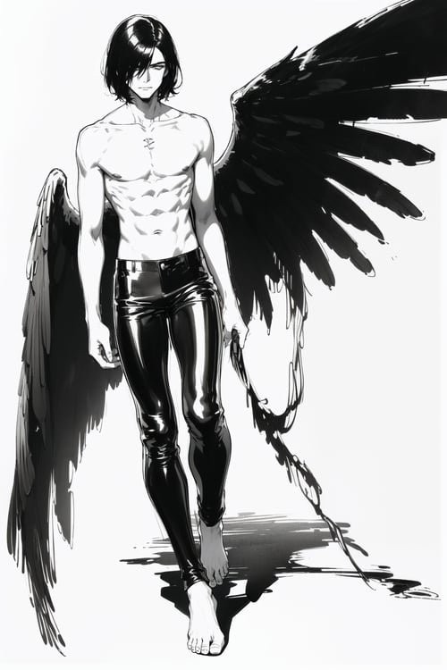 Ink Monochrome by OrangePunk on Tensor.Art