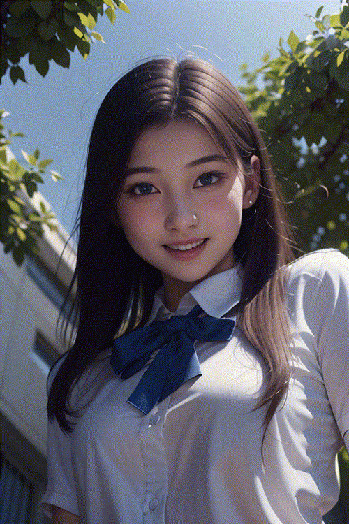 HighSchoolGirl BlueSky by Kira_AI_Graphics on Tensor.Art