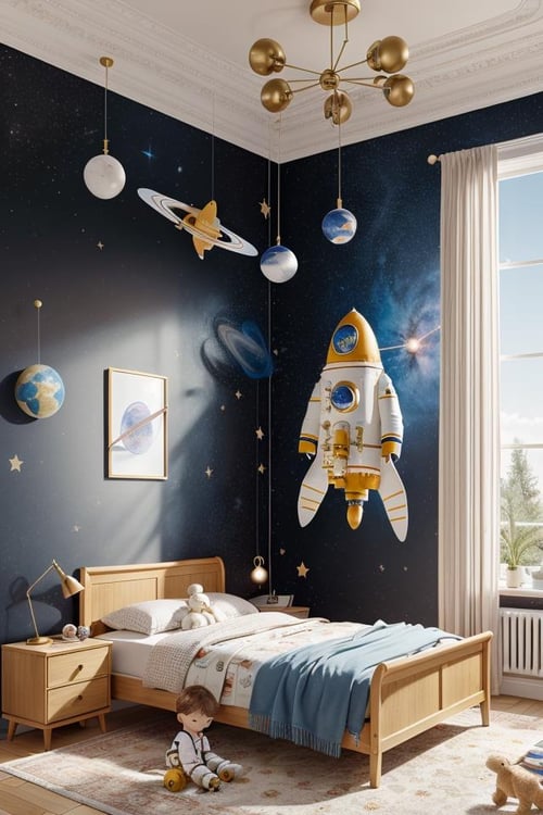 Children's room interior concept by Brasileirão on Tensor.Art