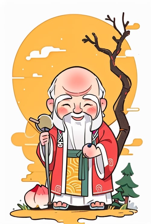 老寿星 | God of Health by 远 on Tensor.Art