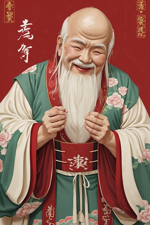 老寿星 | God of Health by 远 on Tensor.Art