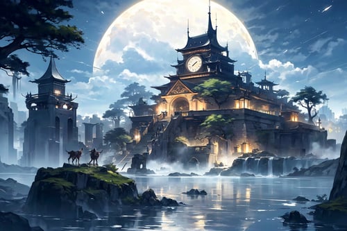 暗夜古城<万圣节> by 眸中客 on Tensor.Art