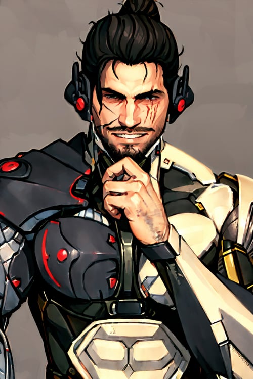 Hand on Own Chin | Pose by Ozz on Tensor.Art