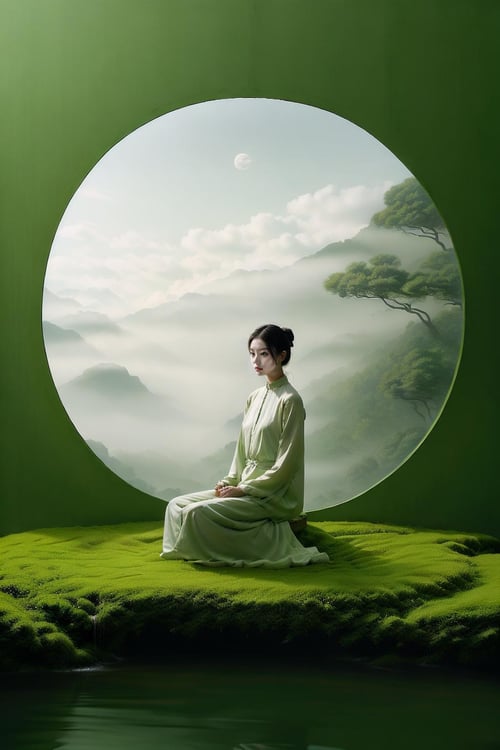 Green Meditation - Woshimadai by Ttan on Tensor.Art