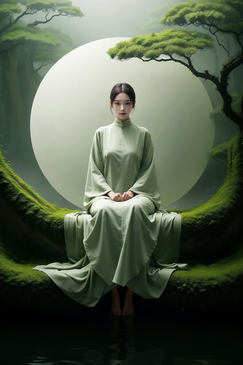 Green Meditation - Woshimadai by Ttan on Tensor.Art