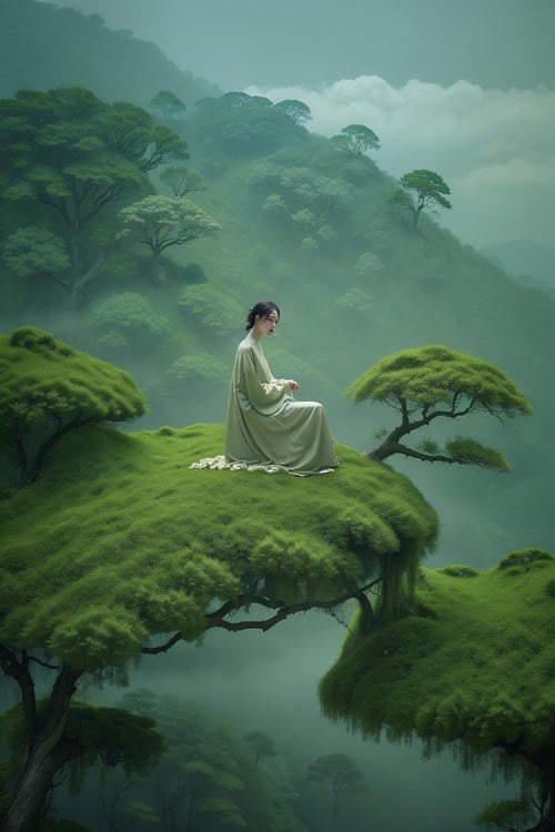 Green Meditation - Woshimadai by Ttan on Tensor.Art