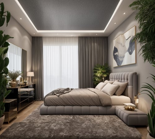 Luxurious bedroom interior design by Architech1904 on Tensor.Art