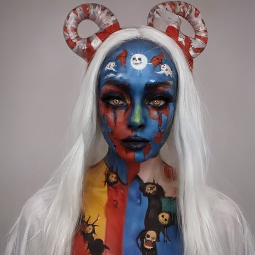 #Halloween Epic Makeup Portraits  by ogkai on Tensor.Art