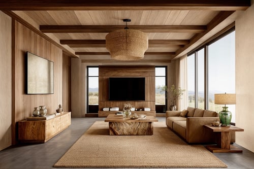 Wabi-sabi livingroom from Architech1904 by Architech1904 on Tensor.Art