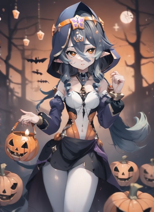 SDXL|原神|莱依拉|万圣节专题 by 埃罗芒阿老师 on Tensor.Art