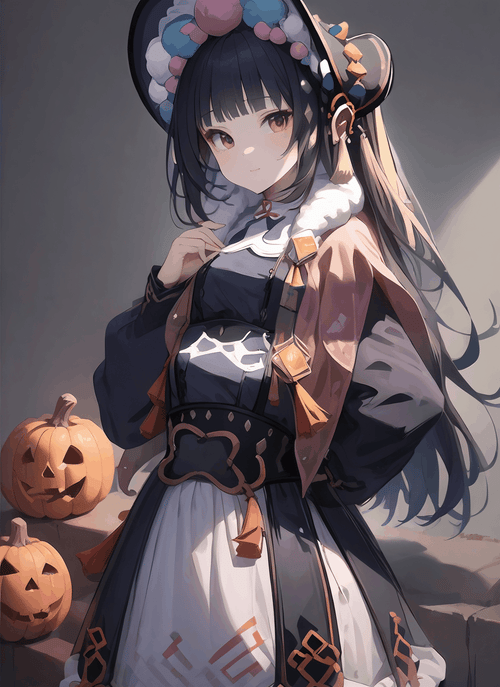 SDXL|原神|云瑾|万圣节专题 by 埃罗芒阿老师 on Tensor.Art