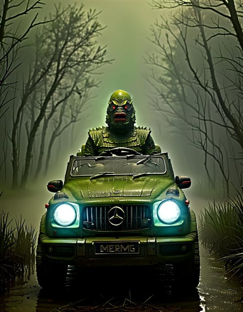 Gill-man Retro Swamp Monster 1954 [SDXL] by DennisSchöneberg on Tensor.Art