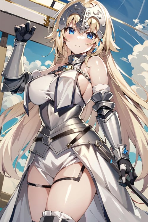 jeanne d'arc (fate),白贞德 by マカイ Makai on Tensor.Art