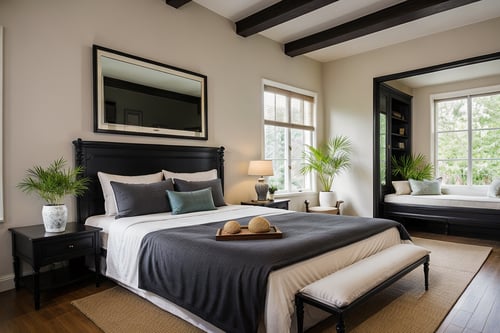 Indochine Bedroom interior from Architech1904 by Architech1904 on Tensor.Art
