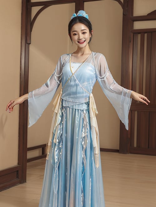 古典舞服-飘逸舞蹈服装系列 | sd1.5|多个服装lora合集 by zail on Tensor.Art