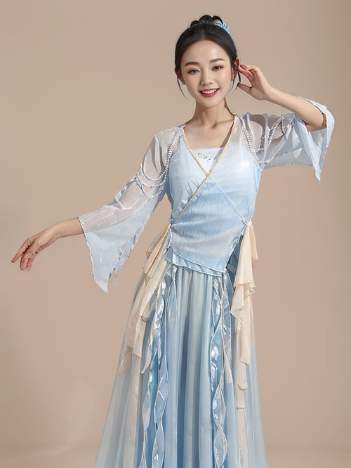 古典舞服-飘逸舞蹈服装系列 | sd1.5|多个服装lora合集 by zail on Tensor.Art