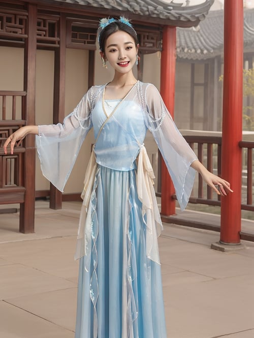 古典舞服-飘逸舞蹈服装系列 | sd1.5|多个服装lora合集 by zail on Tensor.Art