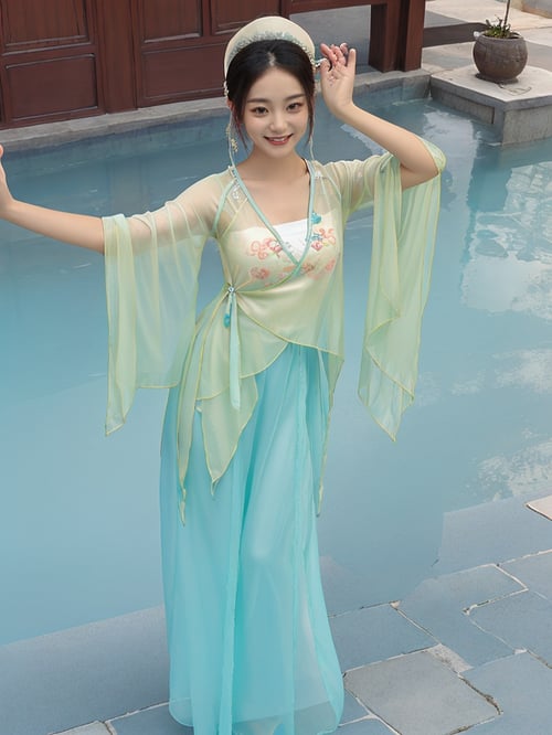 古典舞服-飘逸舞蹈服装系列 | sd1.5|多个服装lora合集 by zail on Tensor.Art