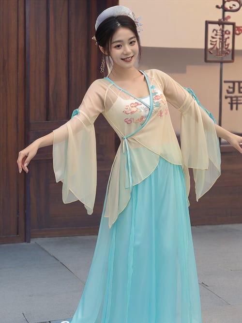 古典舞服-飘逸舞蹈服装系列 | sd1.5|多个服装lora合集 by zail on Tensor.Art