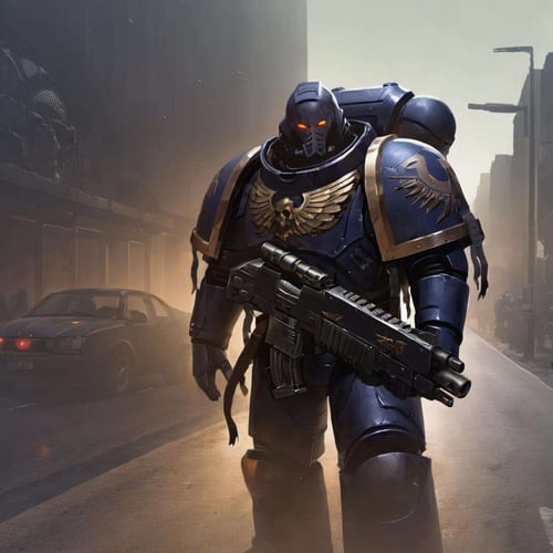 Space Marine v2 (Primaris Marines)- SDXL - Lora by ToastFace on Tensor.Art