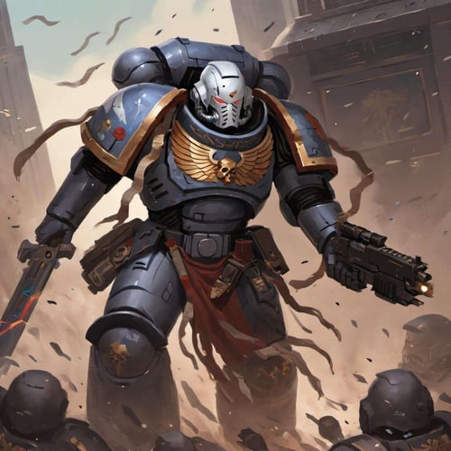 Space Marine v2 (Primaris Marines)- SDXL - Lora by ToastFace on Tensor.Art