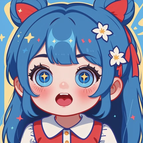 蔚蓝Blue闪靓头像 by 蔚蓝Blue on Tensor.Art